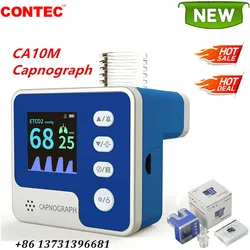 CONTEC CA10M NEW Capnograph End-tidal CO2 Respiration Rate ETCO2 Mainstream Testing