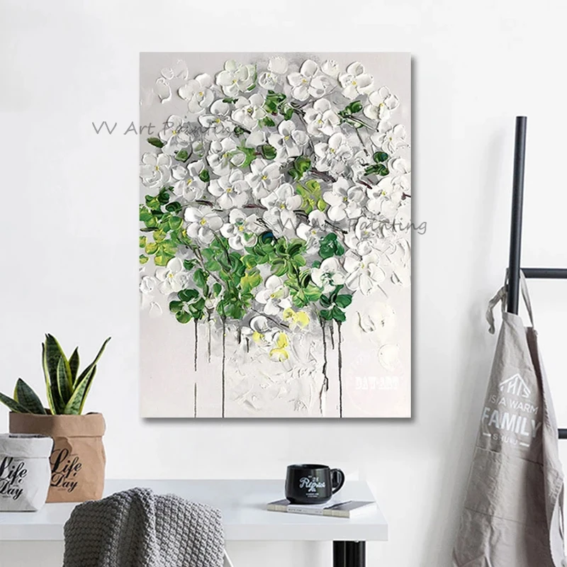 

Hot Selling Handmade Abstract Flower Oil Painting Nature Wall Pictures Canvas Art Ralex Large Mural Artwork For Hotel Home Decor