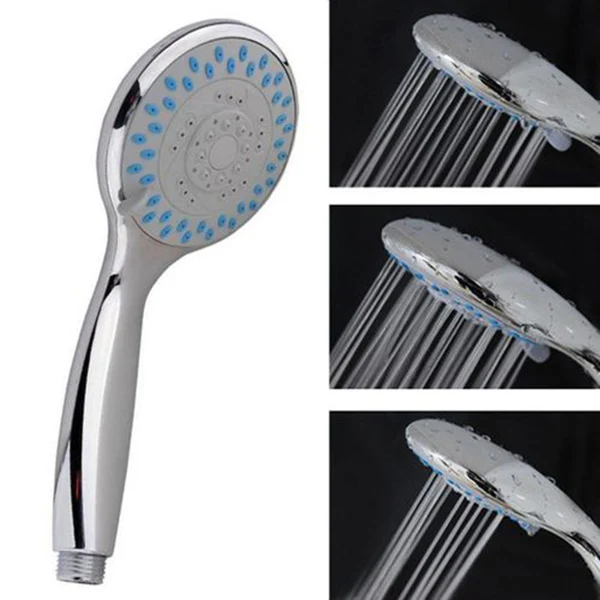 Chrome Plating Anti-limescale Home Bathroom Universal 5 Mode Function Handheld Shower Head B99