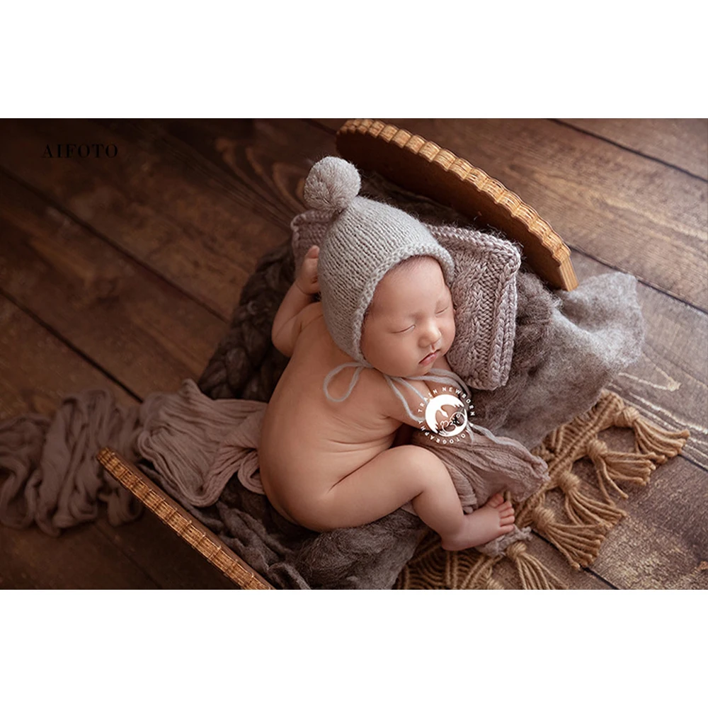 Newborn Photography Props Cute Cookie Shape Theme for Baby Photographing Small Bed Coffee Table Photo Shoot Prop Accessories