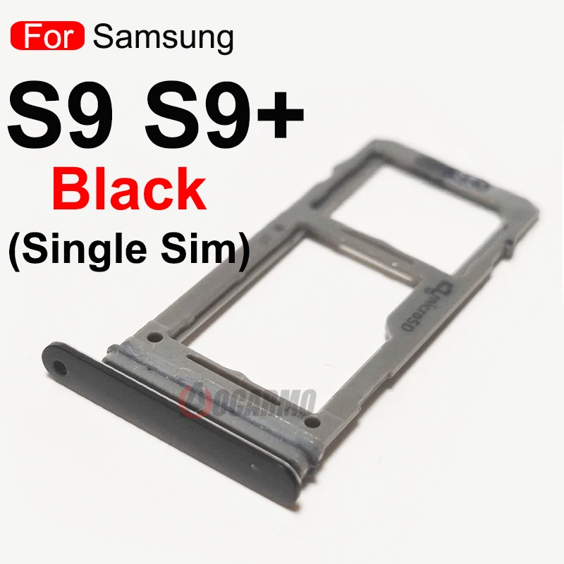 Aocarmo For Samsung Galaxy S9 Plus S9+ G965 G965F G965FD G965U Dual Single SIM Card Sim Tray Card Slot Holder