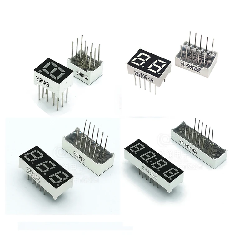 10Pcs 0.28 Inch Digitale Buis Led Display 1Bit 2Bit 3Bit 4Bit Display Common Anode/Kathode 0.28 "7 segment Led Display Board