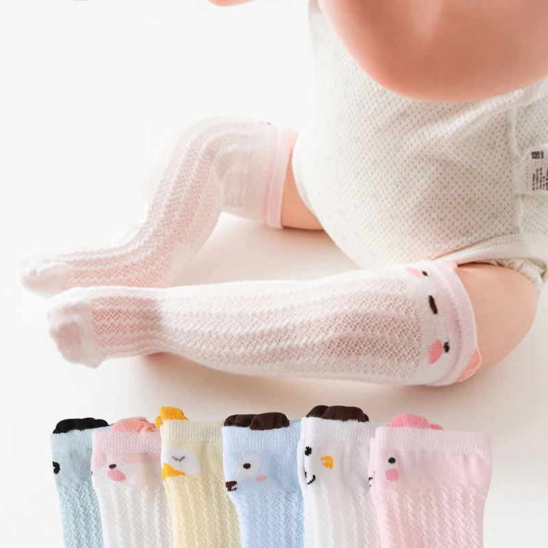 Baby Autumn Winter Tights Princess Bowknet Baby Girl's One-Piece Pantyhose Fishnet Stockings Non-Slip Knee High Lace Stockings