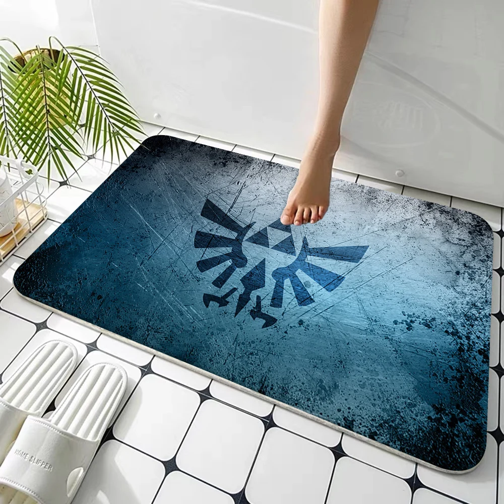 Zeldas map  Kitchen Mat Entrance Doormat Bedroom Home Floor Decoration Living Room Carpet Hallway Bathroom Anti-slip Rug