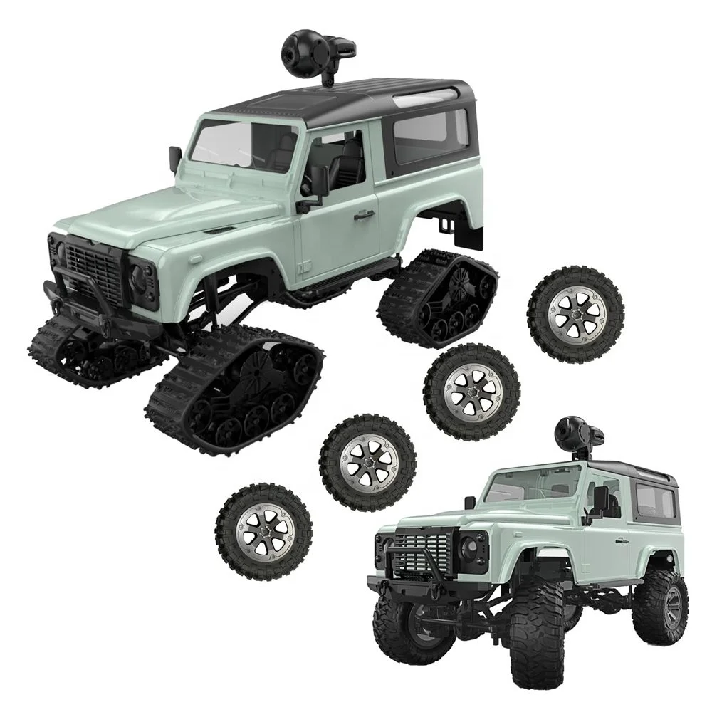 0.3MP Camera RC Car 4WD 2.4G RC Crawler Buggy Truck Track wheel +Wear-resistant Off-road Tire Metal Frame Remote Control Car Toy