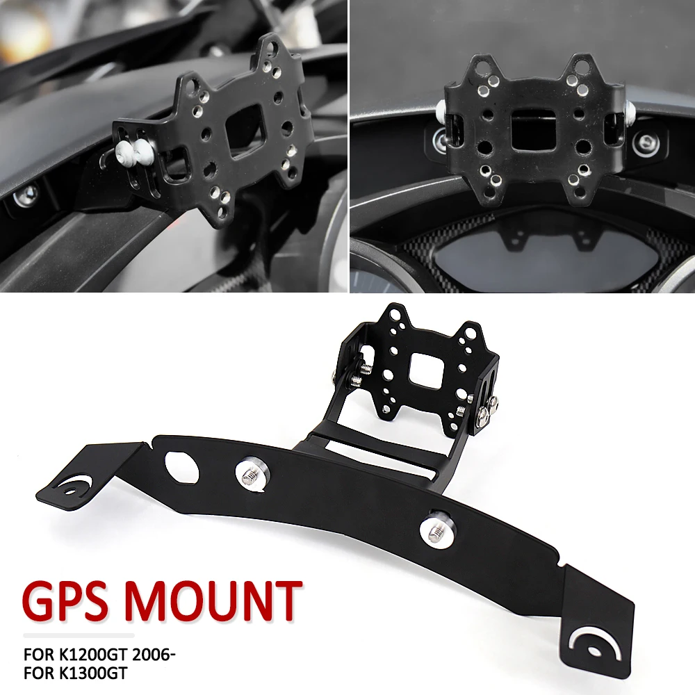 

New For BMW K1200GT 2006- K1300GT Accessories GPS Smart Phone Navigation Mount Bracket Adapter Mounting Holder Support