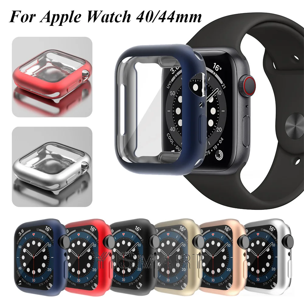 Apple Đồng Hồ 40Mm 44Mm Với Tấm Bảo Vệ Màn Hình Đầy Đủ Độ Phủ Mờ Mềm Mại Cho IWatch Series SE 6/5/4 Yismart