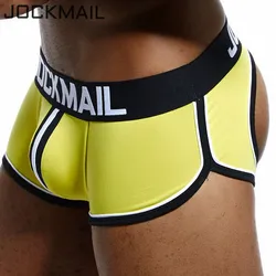 JOCKMAIL Brand Mens Underwear Boxer Trunks Gay Penis Pouch cueca boxer calzoncillos hombre Man Boxer Shorts Sleepwear panties