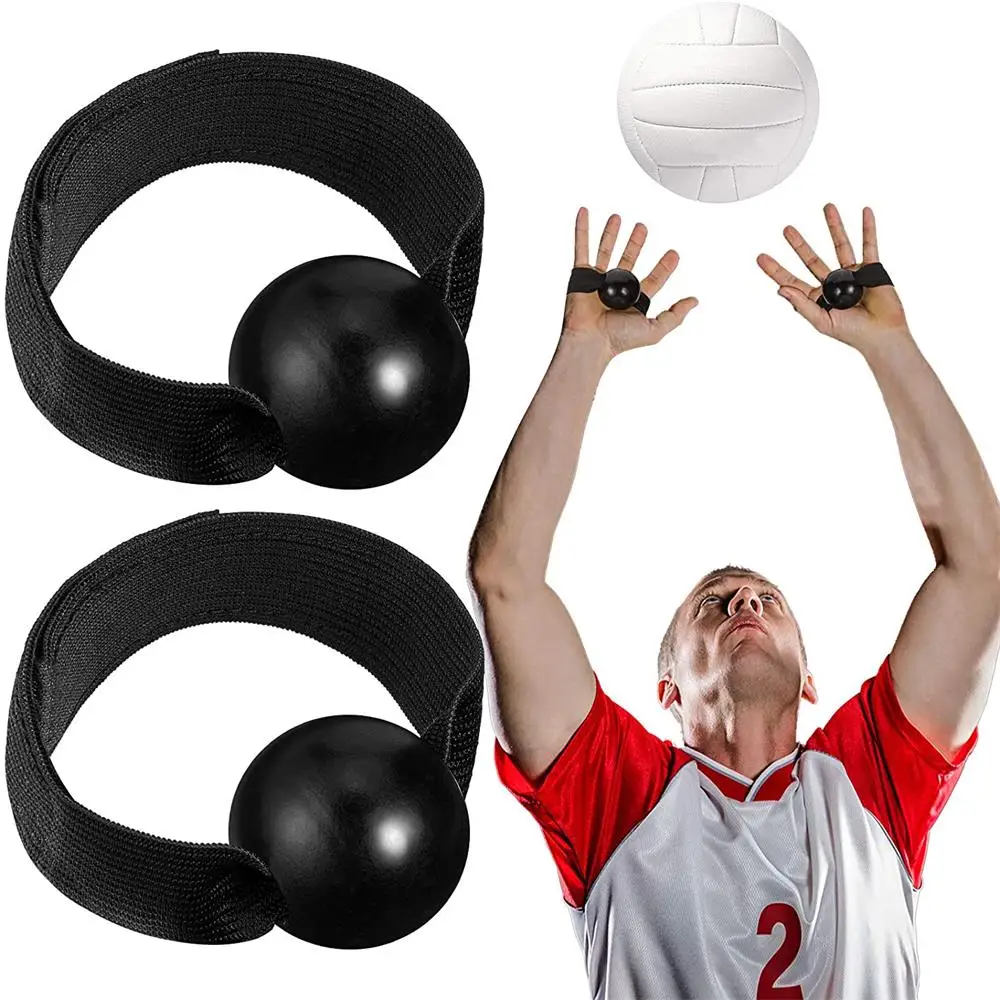 

2PCS Volleyball Training Aid Hand Position Practice Strap Rugby ball Exercise Bands Training Tool Microfiber Type Correction Aid