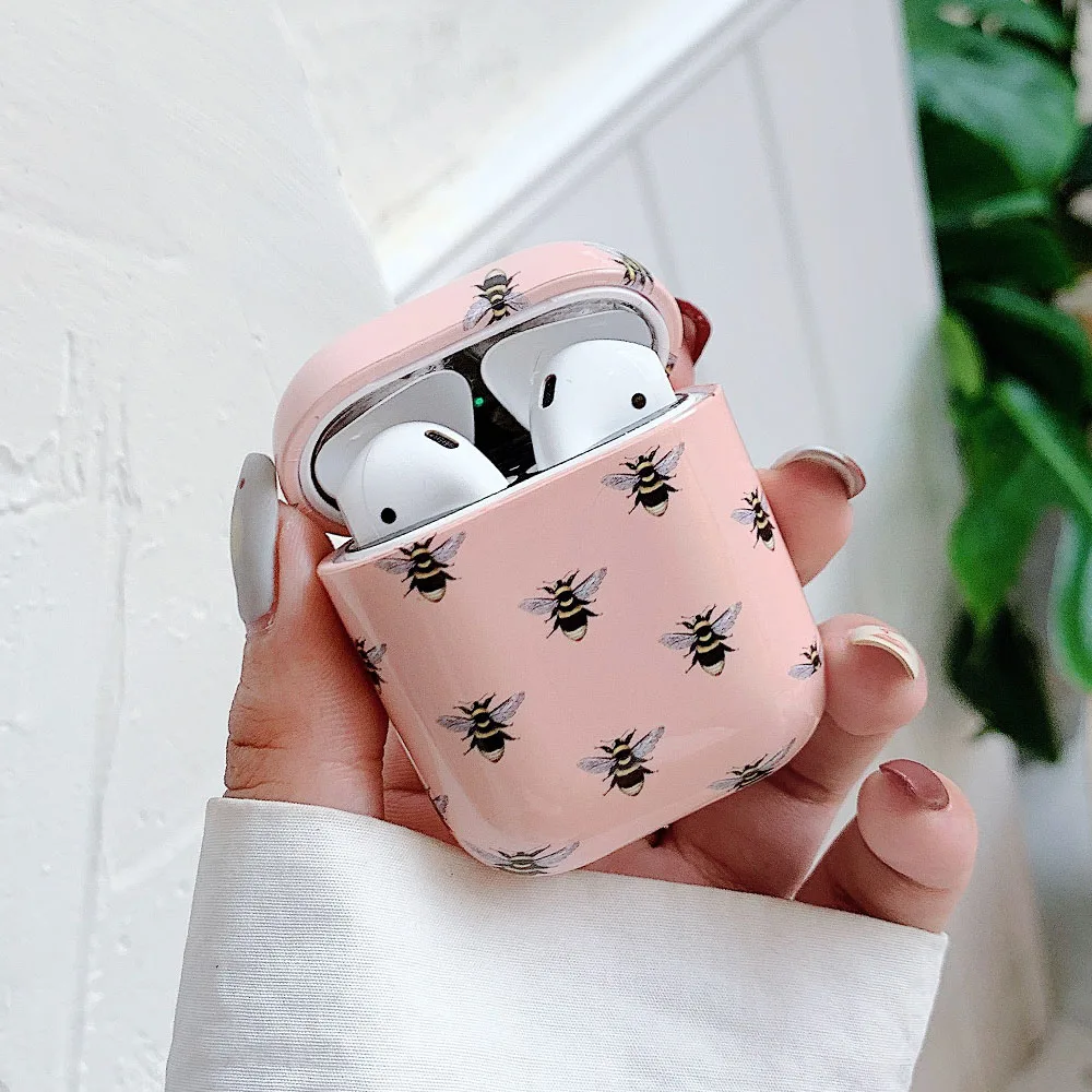 Dot Flower Bee Custodia per AirPods 2 Pro 1 PC rigido Cielo stellato Bluetooth Auricolare senza fili Scatola di ricarica Cover per Air Pods 3 Coque