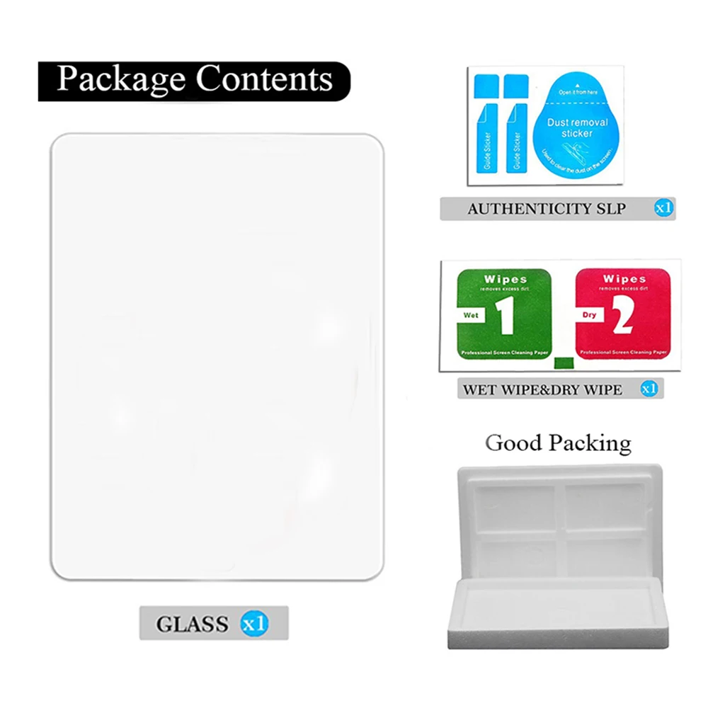 Tempered Glass for iPad 10.2 2021 2020 Air 1 2 9.7 Mini 3 4 5 6 Pro 10.5 11 2020 7th 6th 5th Generation Screen Protector film