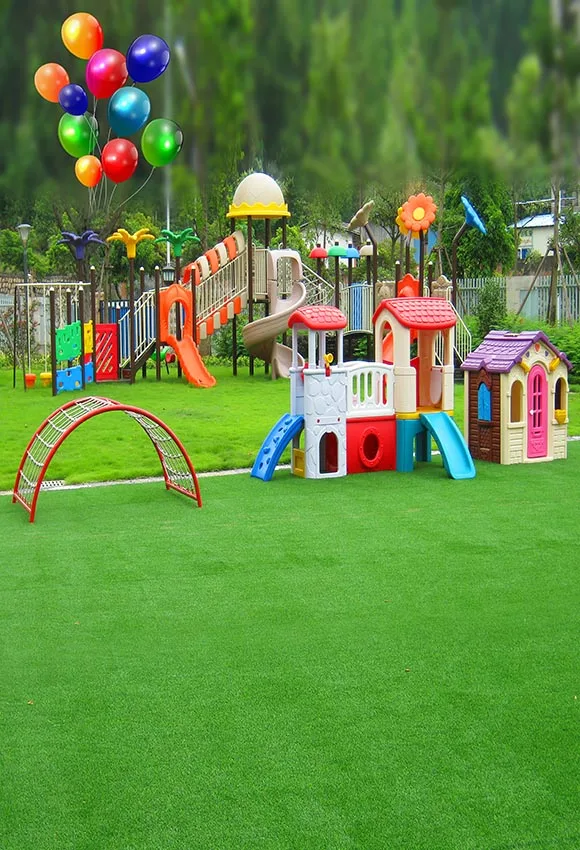 Children playground  photo backgrounds vinyl Fotografia green park photography backdrops for photo studio accessories lv-1442