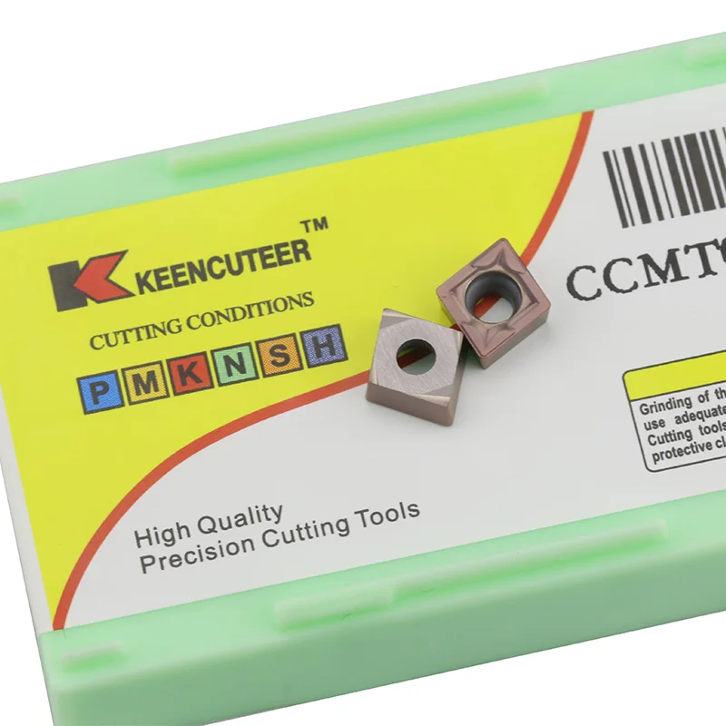 Imagem -04 - Carboneto de Inserção Ccmt Ferramenta de Torneamento Interno Diamante Cnc Lâmina Cortador Torno Para-sclcr 10 Peças Ccmt060204 Ccmt060208