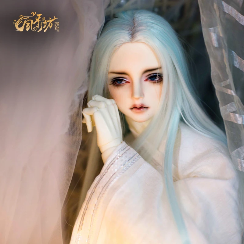 Bjd wig night loli doll wig 3 points baby uncle wig male baby girl baby fake hair