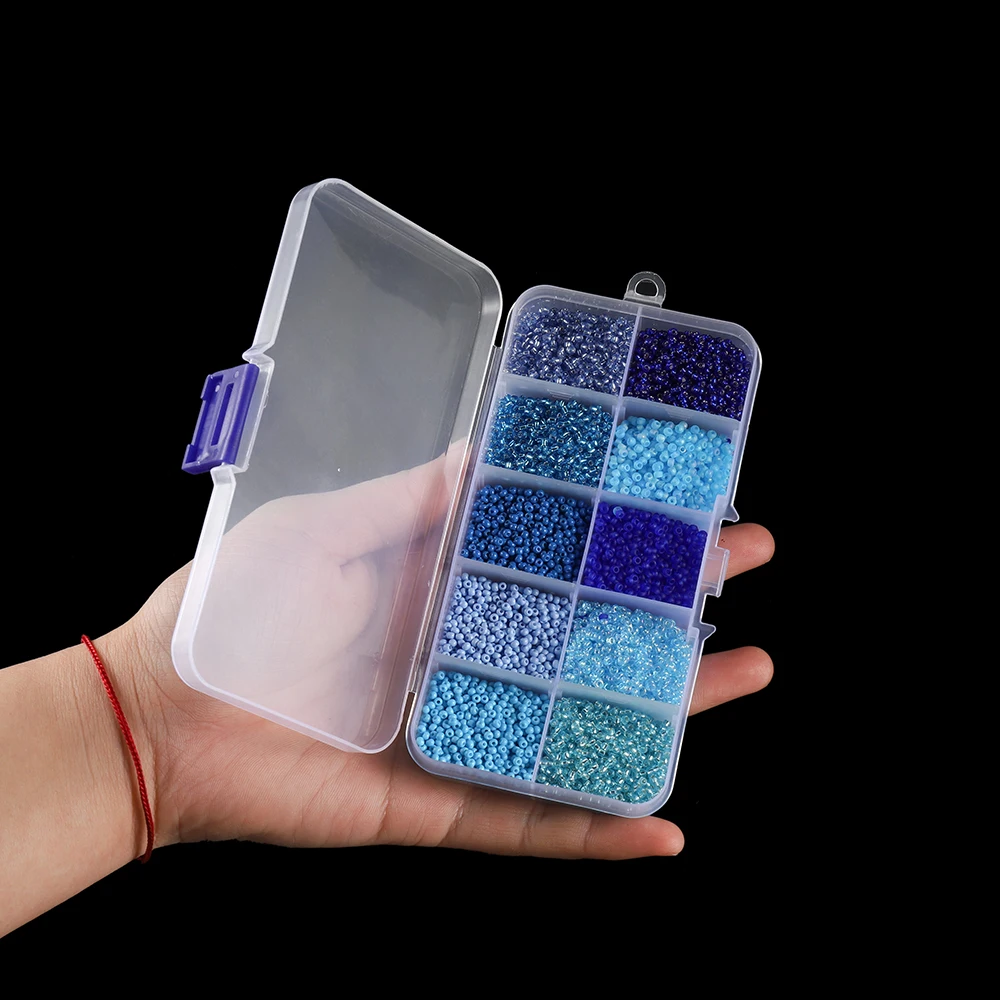 14000pcs Czech Glass Seed Beads Belt Box Set Charm Beading For DIY Earring Bracelet Necklace Jewelry Making Accessories Kits image 5