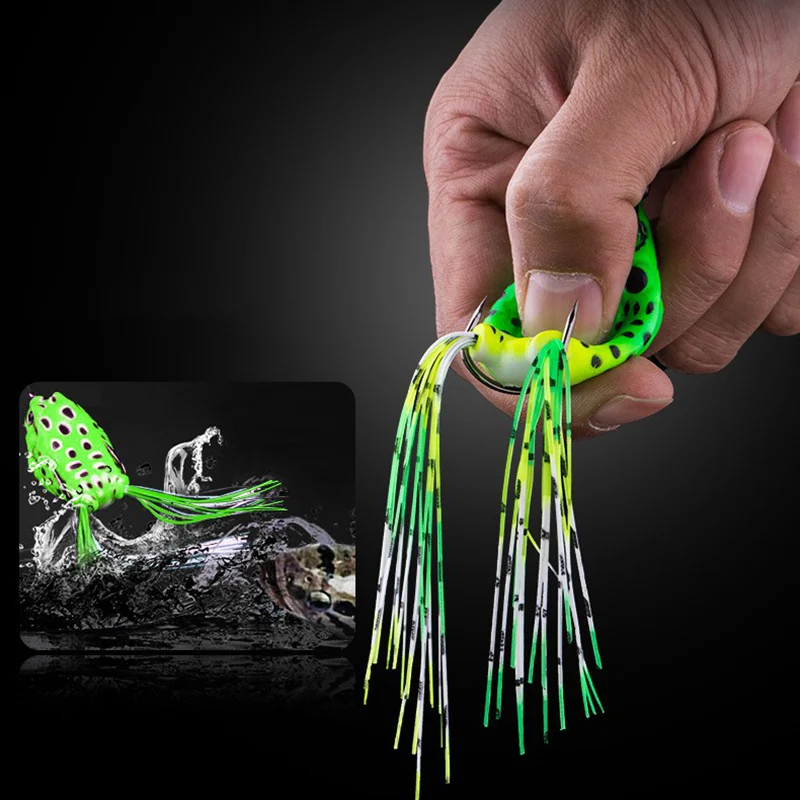 4cm 5g Frog Fishing Lure Soft Bait Pike Wobblers Artificial Bait Floating Fishing Lure Top Water Bait Frog Tool