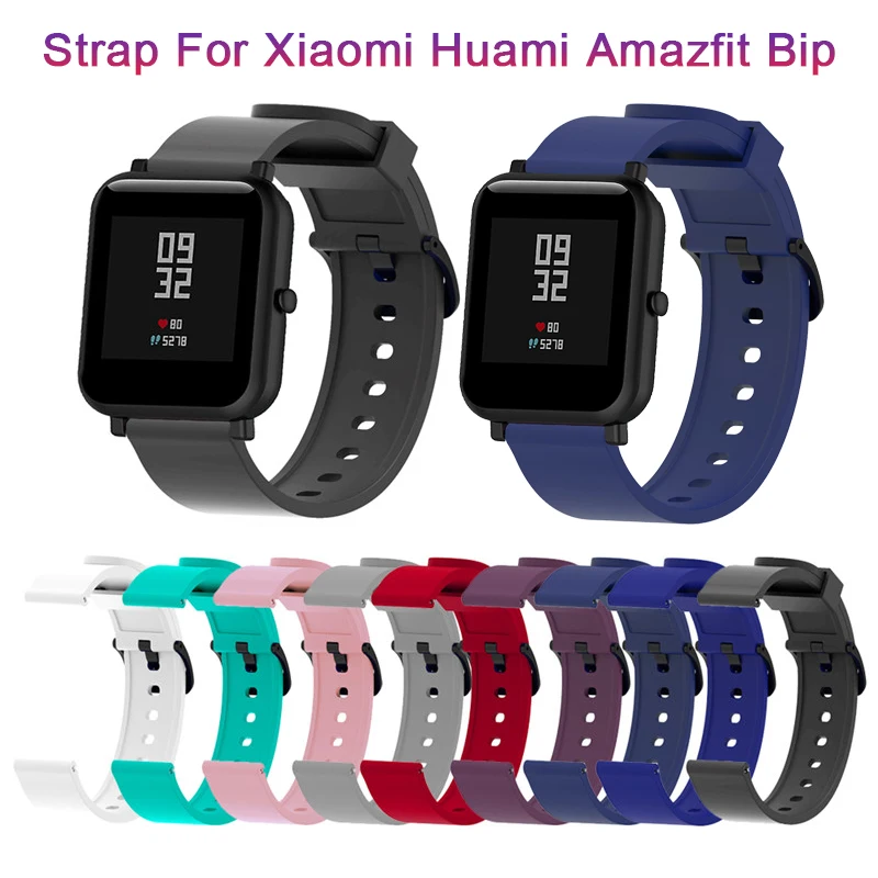 

Ремешок силиконовый спортивный для смарт-часов Xiaomi Huami Amazfit Bip, 20 мм