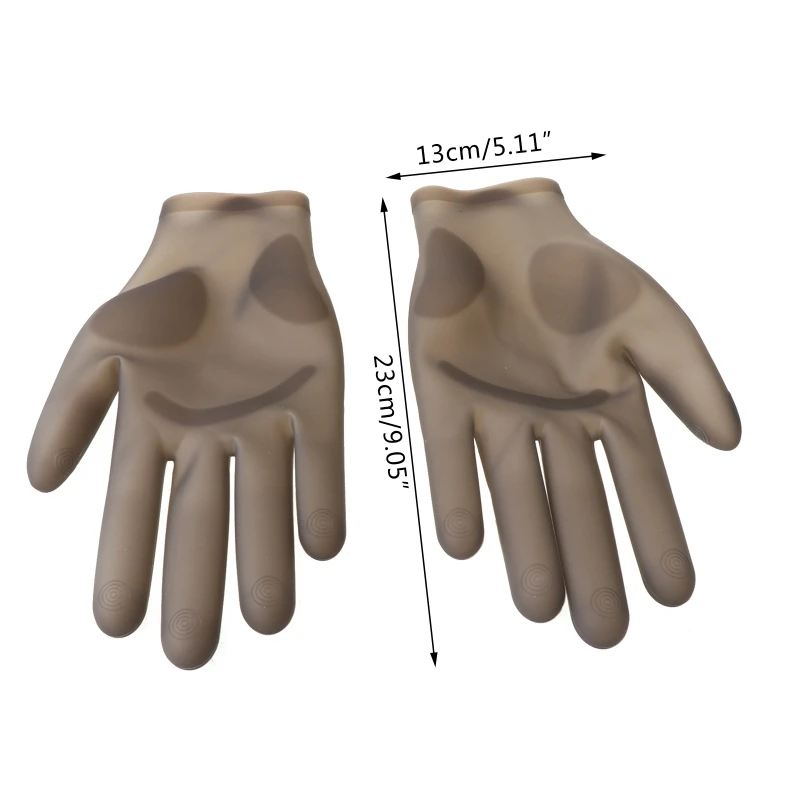 Reusable Safe Silicone Gloves for Epoxy Resin Casting Jewelry Making Mitten F3MD