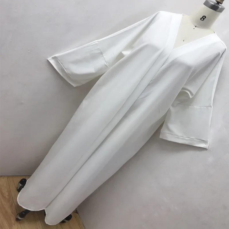 Jubba-vestido de moda musulmana Thobe para mujer, caftán abierto de Color sólido, Dubai, Abaya, Turquía, cárdigan, Túnica islámica para mujer, ropa