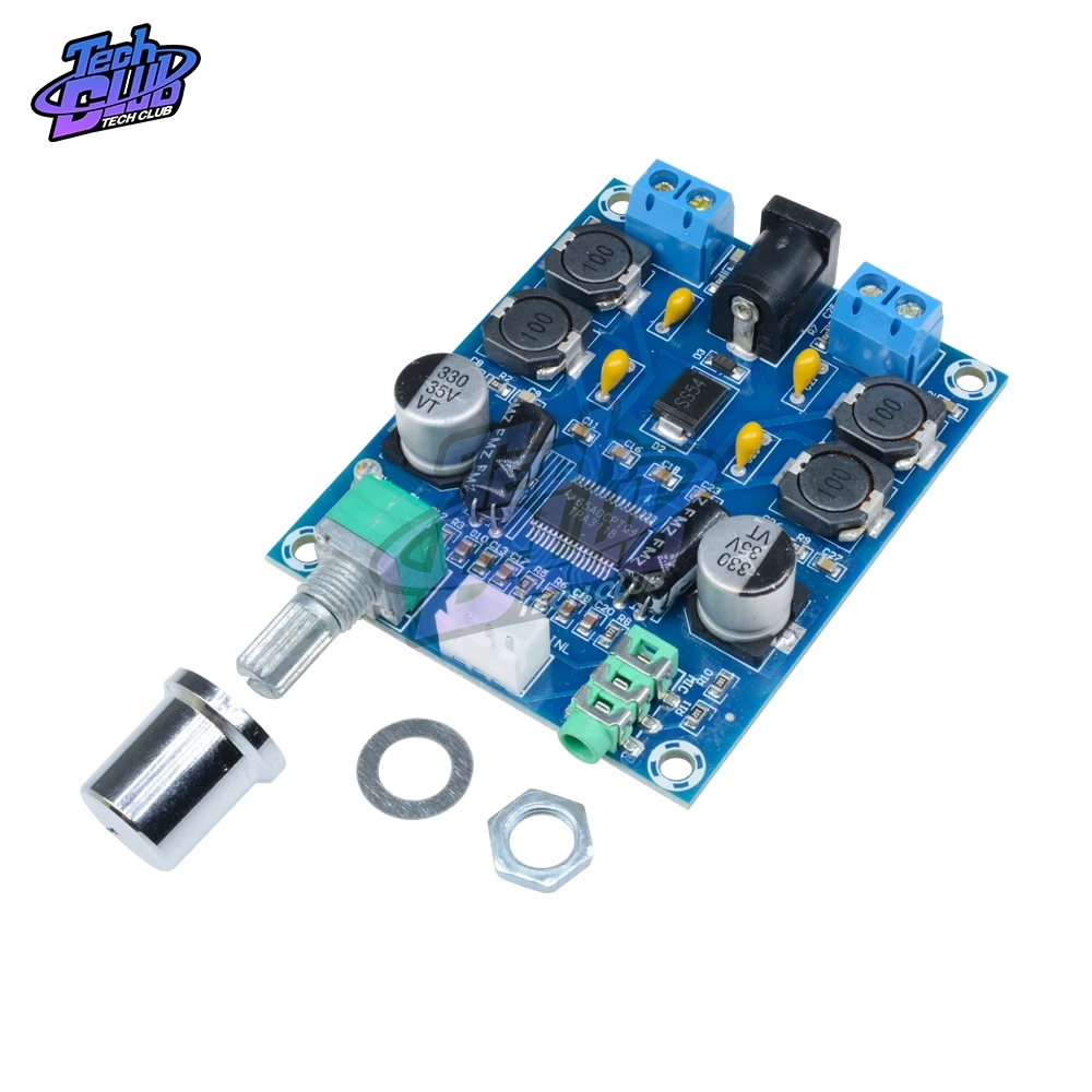 TPA3118D2 Digital Amplifier Board Amplificador Dual Channel Audio Amplifier Board 45W*2 DC 12V 24V 28V 3A for 4-8ohm Speaker Amp