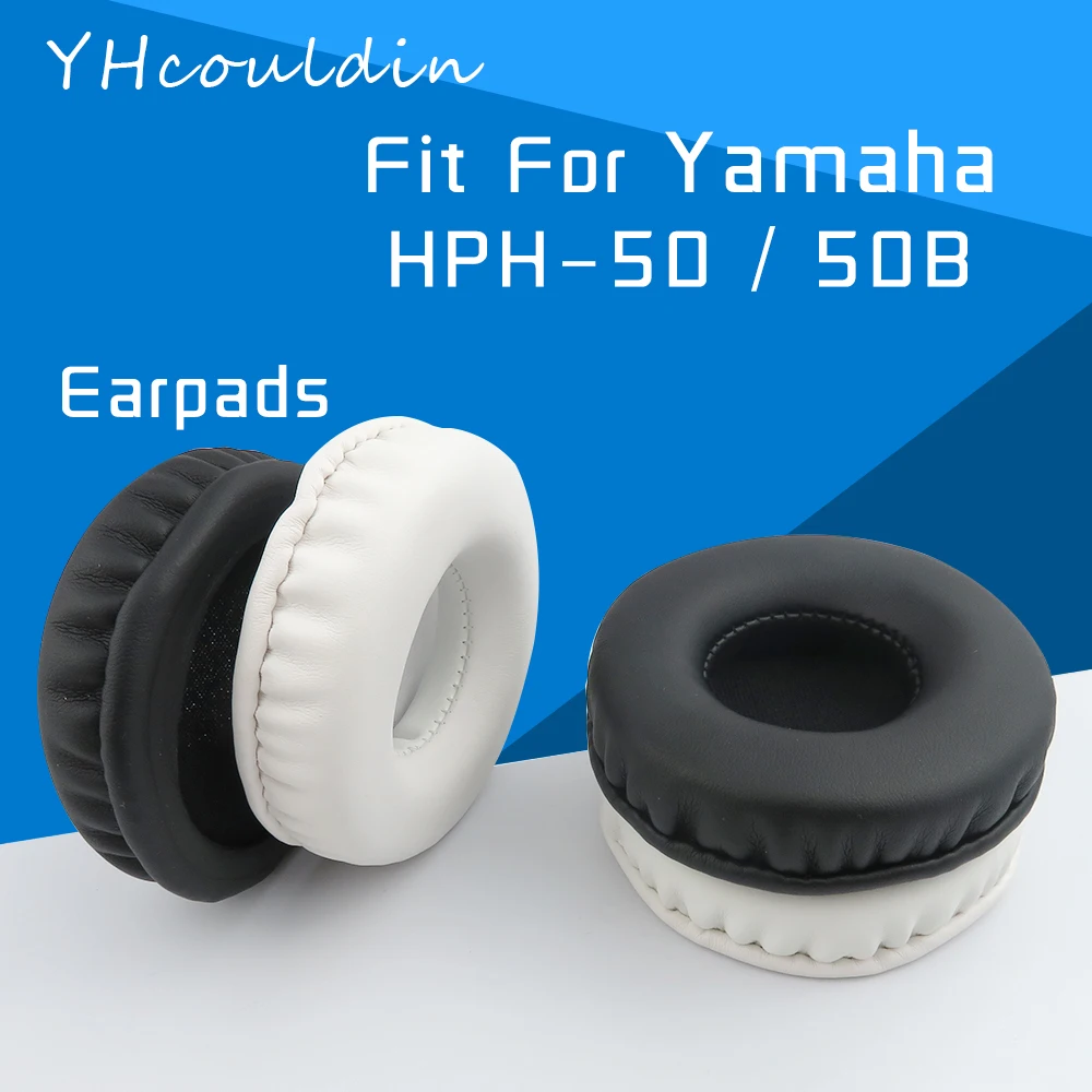 YHcouldin Earpads For Yamaha HPH-50 HPH-50B 50 50B Headphone Accessaries Replacement Wrinkled Leather