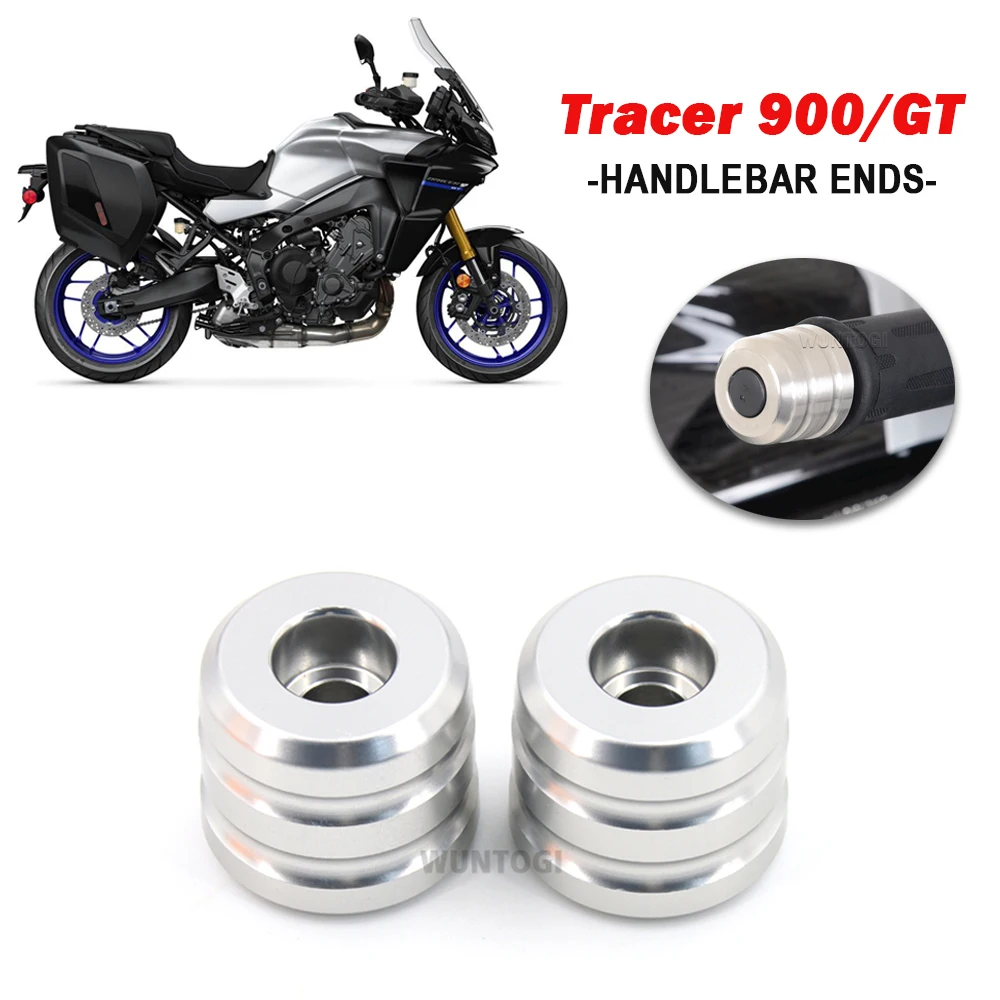 For Yamaha Tracer 900 GT Tracer 900 2021 Handlebar End Handle Bar End Weight Handlebar Grips Cap Anti Vibration Silder Plug