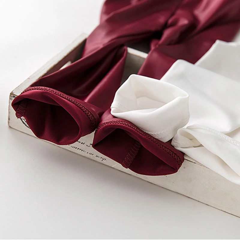 Pantalones de cuero de terciopelo grueso para niñas, Leggings de cuero PU para niños, pantalones de lápiz para niños, pantalones cálidos para niños,
