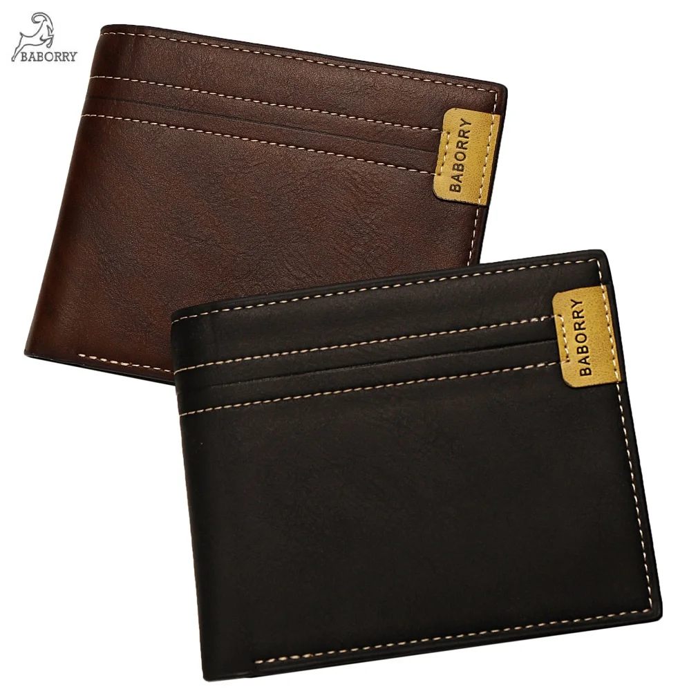 

RFID Anti-magnetic Anti-Radio Frequency Identification Wallet Men's Top Quality PU Leather Purse Card Case ID Holders