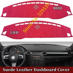 For Mazda Mx5 Nc G3 2005 2006 2007 2008 2009 2010 2011 2015 Suede Leather Dashmat Dashboard Cover Pad Dash Mat Auto Accessories