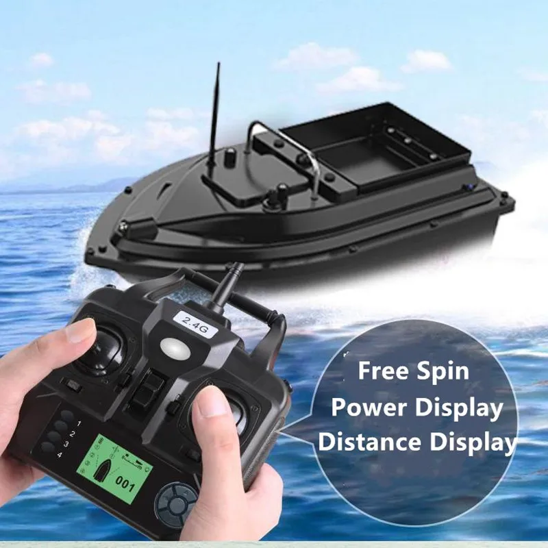 

16 Point GPS Fishing Bait Boat Large Hopper Fixed Speed Cruise 500M Control Distance 2KG Load Bait Boat RC Nesting Boat Toy Gift
