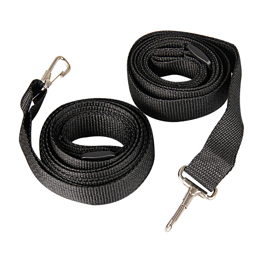 2pcs Adjustable 96Bimini Boat Top Strap with Loops and Hook Bimini Awning Straps