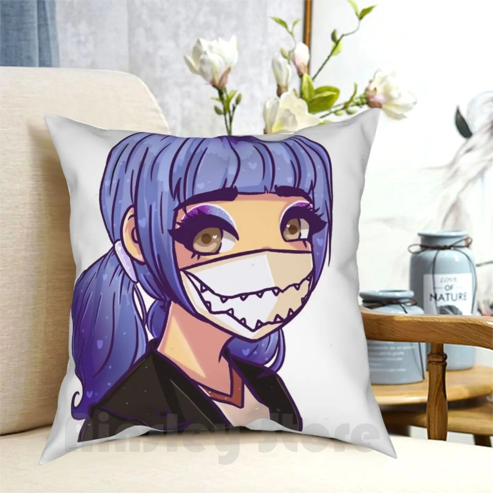 Dead By Daylight-Feng Min Pillow Case Printed Home Soft DIY Pillow cover Deadbydaylight Gaming Dead By Daylight Feng Min