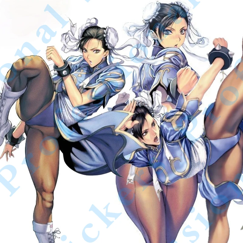 Interesting Arcade Decals Games Chun Li Anime Off-road Car Stickers Decor The Whole Body Cover Scratches Vinyl