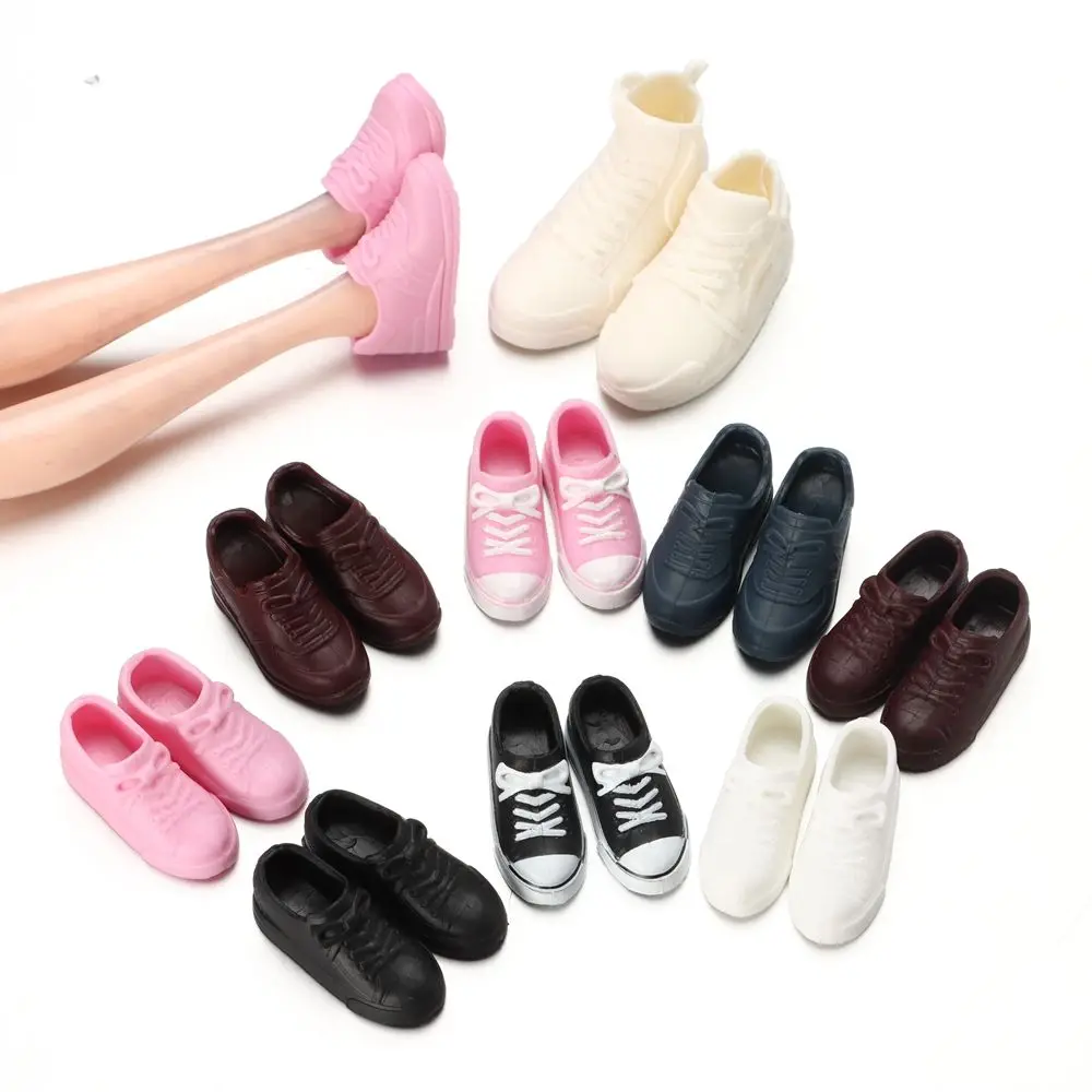 Accessories 1/3 1/4 Foot Length 2~3.5cm Plastic Sneakers Casual Shoes Fashion Doll Shoes PVC Boots