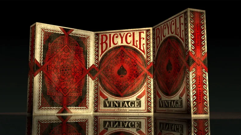 Bicycle Vintage Classic Playing Cards Deck Poker Size Original Aged Look USPCC Magic Card Games Magic Tricks Props for Magician