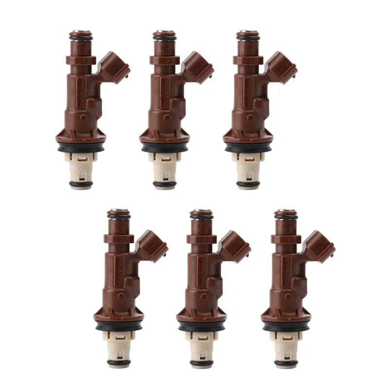 

6PCS New Fuel Injector Nozzle 23250-62040 For Toyota Tacoma 4Runner 3.4L V6 Tundra 2325062040 23209-62040 1580561 FJ585