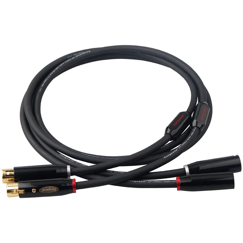 Xangsane-SP-5008Cu de fiebre, cable de audio RCA de cobre, HiFi, individual, XLR-XLR