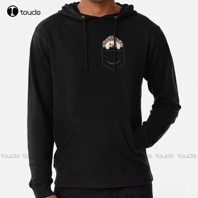 

new Hedgehog in your pocket! Hoodie short sleeve hoodie for men