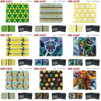 IVYYE Zelda Link A255200 moda Anime portafoglio borsa per soldi portafogli con cerniera monete borse Casual carta regali Unisex