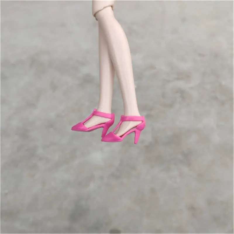 Hot Sell 1/6 Fashion Shoes For Blyth Dolls Fashion Doll Shoes For 1/6 Licca Doll Mini Shoes For Momoko 1/6 BJD Doll Accessories