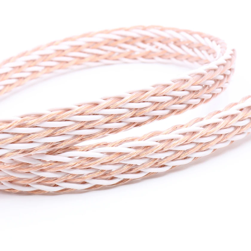 كابل مكبر صوت OCC عالي النقاء 12tc ، 24 قلب ، لمكبر الصوت ، مشغل CD DVD