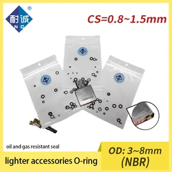 Lighter accessories seal ring lighter windproof and Gas seal cigaret lighter gasket O-ring oil-resistant repair parts