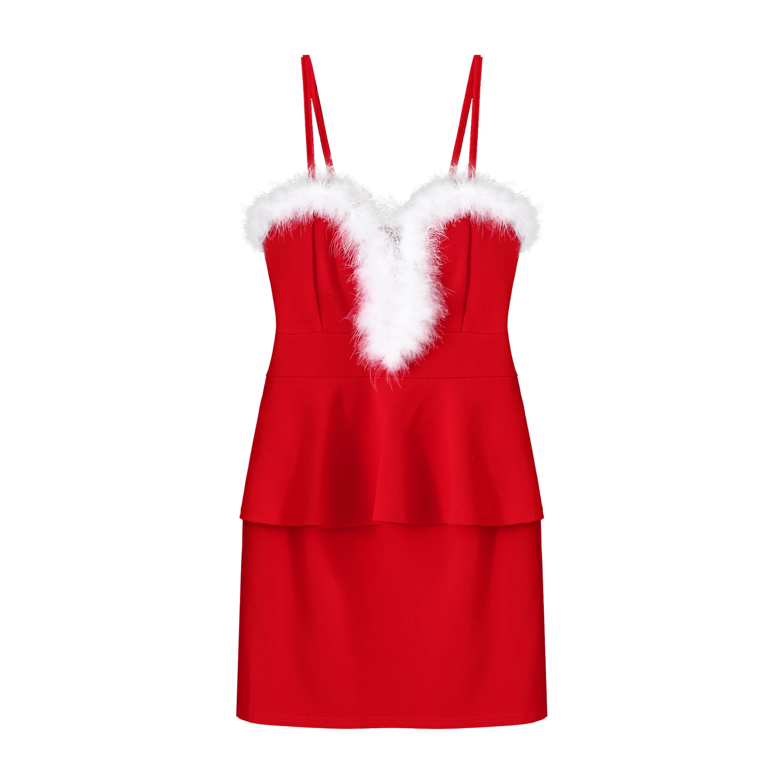 Vrouwen Kerst Jurk Up Erotische Kostuum Rode Fluwelen Jurk Mrs Claus Santa Cosplay Sexy Exotische Kleding Kerst Bodycon Jurk