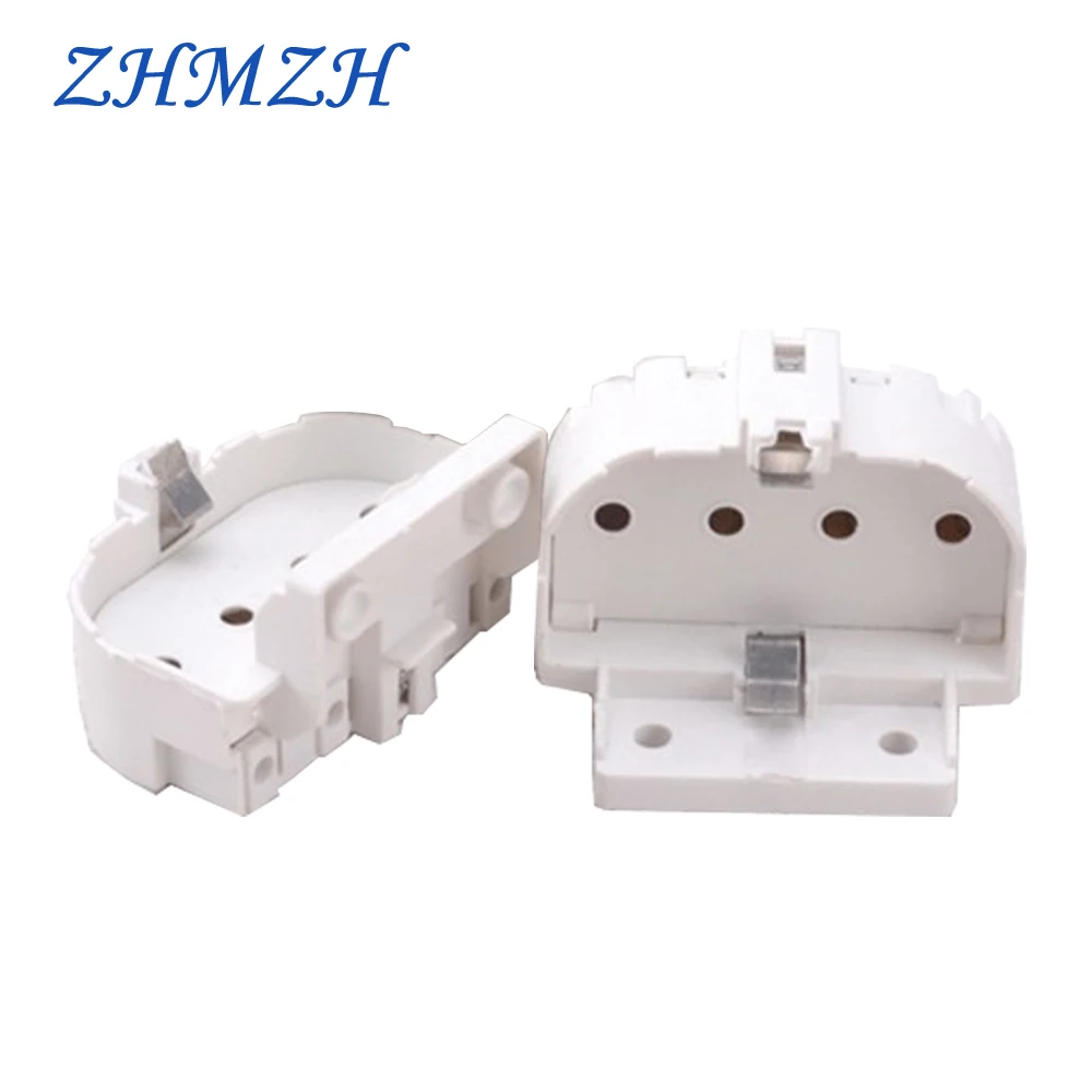 2pcs/Lot 2G11 Lamp Holders H Tube Dedicated Lamp Holder U-tube Flat Four-pin Lamp Bases For Connecting the Ballast