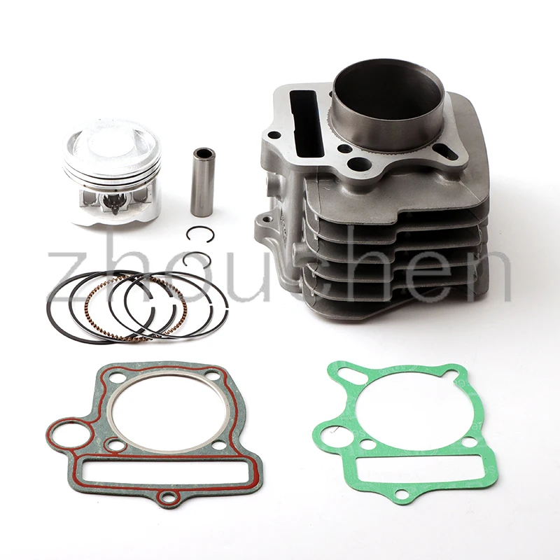 56mm Cylinder Body Pin Pistons Rings Gasket For YX140 YX 140cc go kart Quad ATV Dirt Pit Bikemotorcycle Engine parts