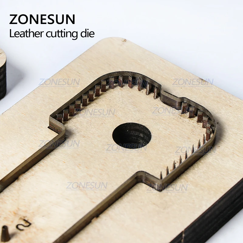 ZONESUN Custom Air Pod Case Leather Cutting Die Handicraft Tool Punching Leather Cutter Mold DIY Paper Laser Die Cuts