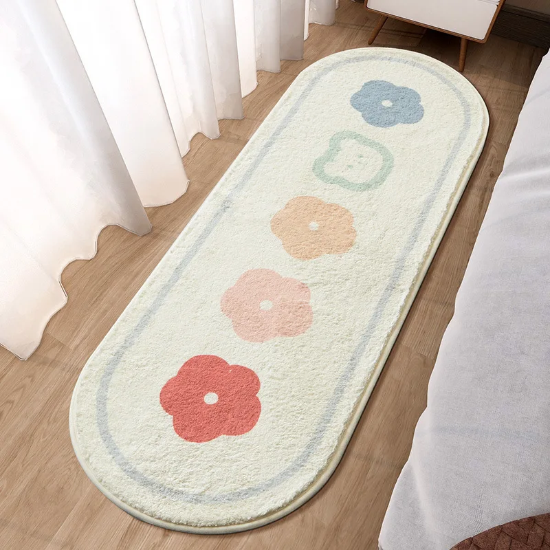 

Bedroom Carpet Bay Window Bedside Mat Baby Room Blanket Cute Girl Children Cartoon Room Decoration Home Foot Mat Kids Play Pad