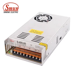 SMUN S-320W/350W/400W Switching Power Supply 12V/15V/24V/36V/48V60V Non-Waterproof SMPS