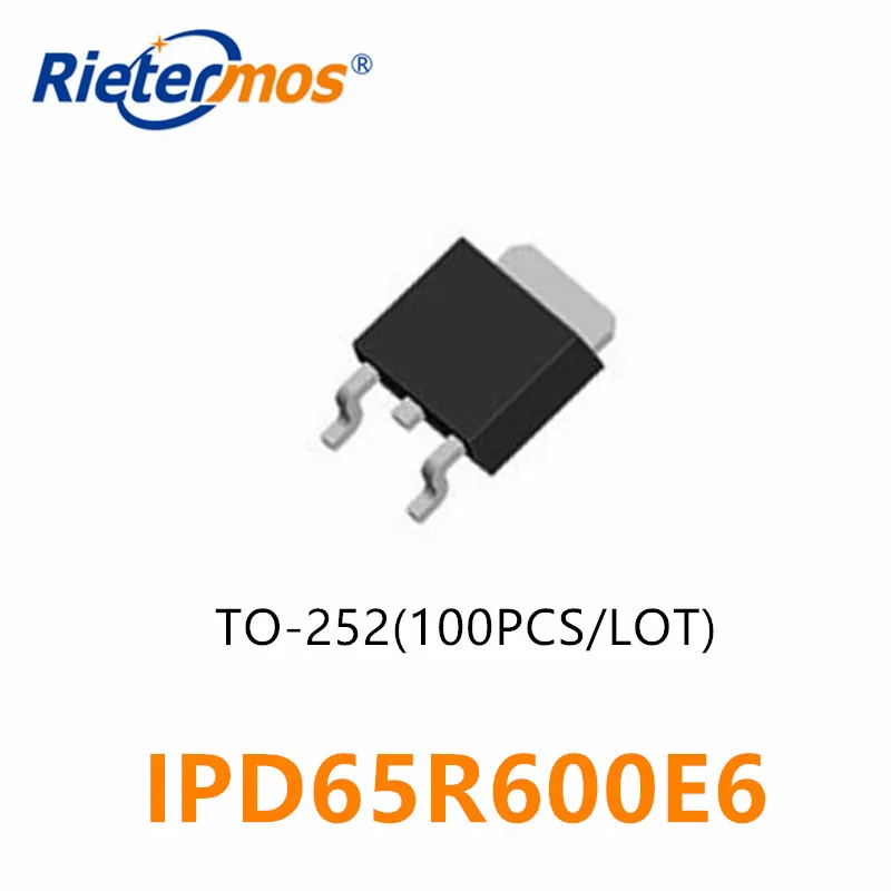 

100 шт. IPD65R600E6 65R600E6 TO252 N-CHANNEL 650 в высокое качество