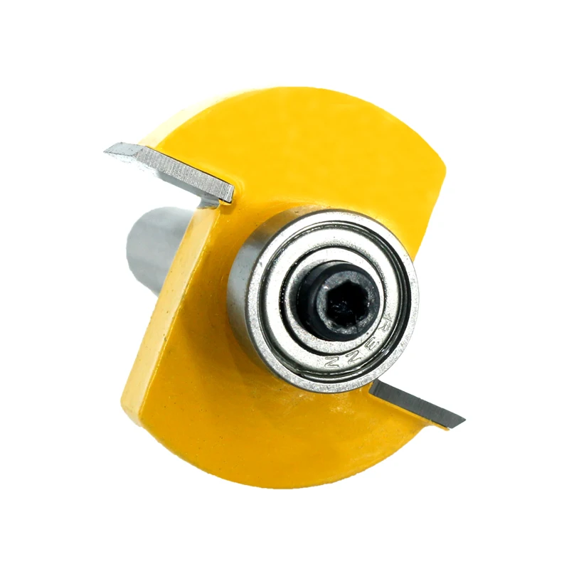 Broca de enrutador de ranurado en T con rodamiento, cortador de fresado de ranura de madera, tipo T, herramienta de carpintería, 8mm, MC02091, 1